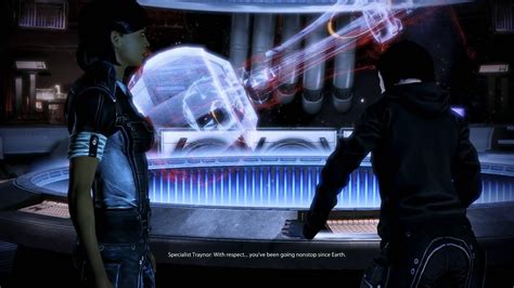 Mass Effect 3 Samantha Traynor Romance 6 Samantha Checks Out Shepard