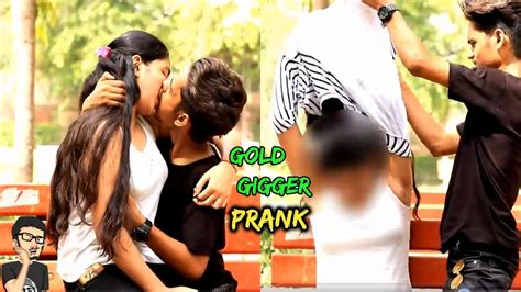 💋gold Digger💋 Prank In India Kising Prank Roast Bye