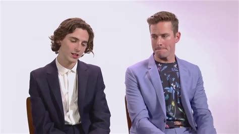 armie hammer and timothee chalamet lovers‘ eyes youtube