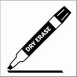 Marker Clipart Erase Dry Clipground Clip sketch template
