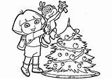 Coloring Pages Dora Christmas Explorer Printable Chargers Diego San Swiper Wonderful Color Getcolorings Boots Getdrawings Print Colorings sketch template