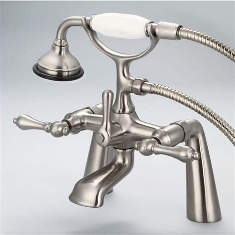 Water Creation Vintage Classic 7 Inch Spread Deck Mount Tub Faucet With