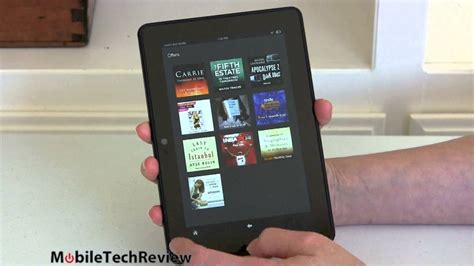 amazon kindle fire hdx  tablet review youtube