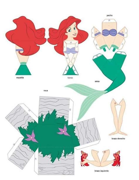 Pin De Lau Em Manualidades Bonecas De Papel Da Disney Artesanato