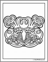 Celtic Coloring Pages Thistle Scottish Scotland Irish Printable Colorwithfuzzy Color Gaelic Print Celebrate Being Getdrawings Getcolorings sketch template