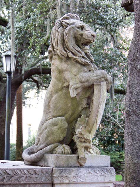 lion statue   taeliac stock  deviantart