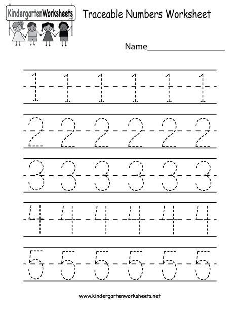 writing numbers  kindergarten worksheets worksheetscity
