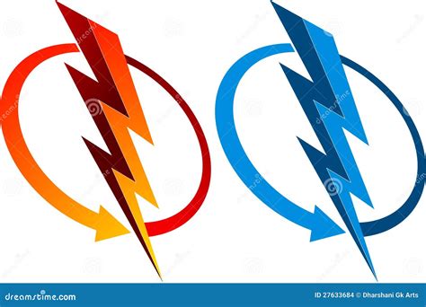 power logo stock vector illustration  designing curve