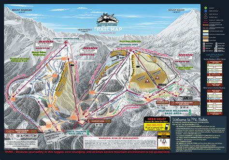 Trail Map Mt Baker Ski Area