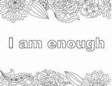 Coloring Pages Frame Re Book Enough Am sketch template