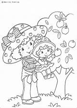 Strawberry Shortcake Apple Coloring Pages Dumplin Online Color Dumpling Charlotte Coloriage Pommes Pomme Ramasse La Des Print Dolls sketch template