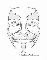 Stencil Mask Anonymous Guy Fawkes Vendetta Stencils Pumpkin Carving Freestencilgallery Drawing Head Tattoo Graffiti Getdrawings Collection Geek Shirts Halloween Choose sketch template