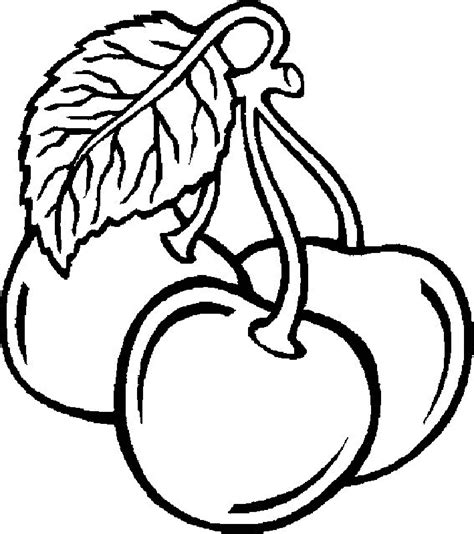 printable fruit coloring pages coloring home