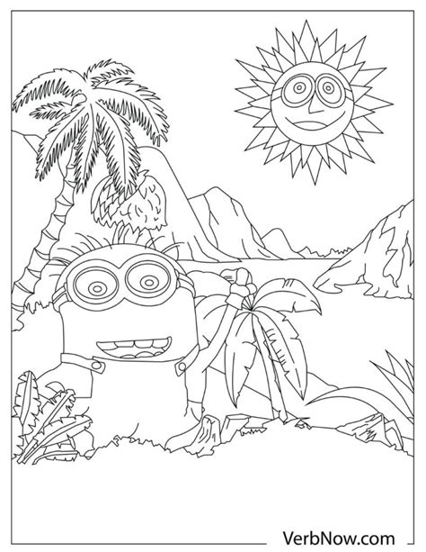 minions coloring pages   printable  verbnow