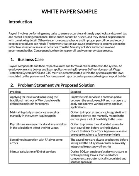 white paper templates   format