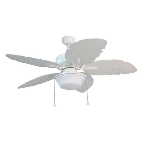 Harbor Breeze Waveport 52 In White Led Indoor Outdoor Ceiling Fan 5