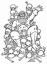 Coloring Man He Pages Skeletor Universe Masters Color Skull Throne Motu Adult Print Kids Vintage Hilarious Sorry Just But sketch template