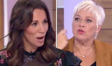 Andrea Mclean Shut Down By Denise Welch In X Rated Sex