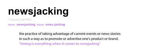newsjacking   part   firms marketing strategy cj