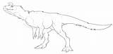 Cryolophosaurus F2u Feathered Lineart sketch template