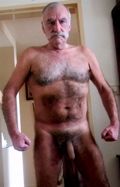 Older man nude with older gay