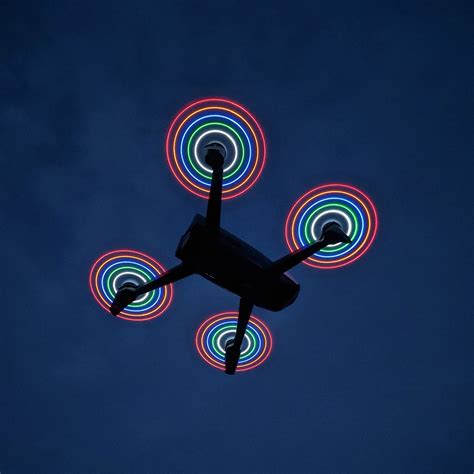pairs cw ccw led blade propeller  parrot bebop  drone  parrot uav flight parts