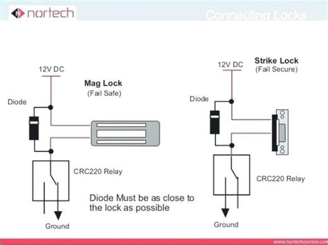 electric lock wiring diagram