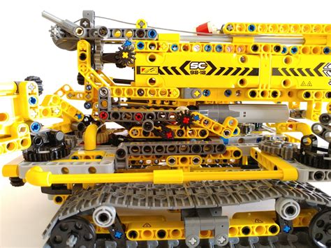 lego technic review  compact crawler crane  elementary lego parts sets  techniques