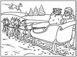 Christmas Coloring Pages Sled Coloringpages1001 sketch template