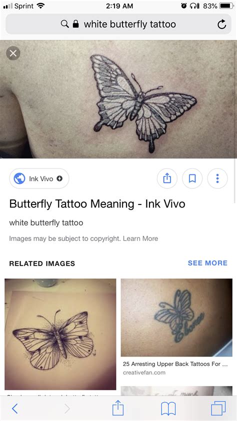 Pin By Jessica Sandoval On Pretty Tattoos Butterfly Tattoo Meaning