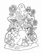 Fairies Plants sketch template