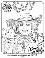 Coloring Pages Size Print Hatter Mad Printable Getcolorings Getdrawings sketch template