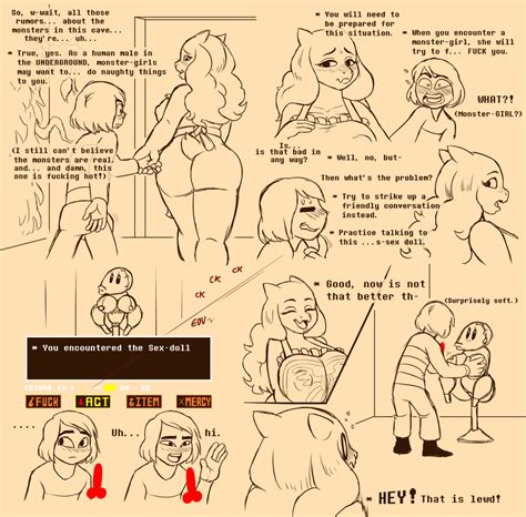 Rule 34 Anthro Blush Breasts Comic English Text Female Frisk Frisky