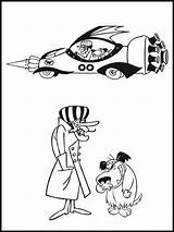 Races Wacky Coloring Colouring Pages Cartoon Printable Choose Board Books Hanna Barbera sketch template