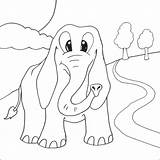 Elephant Elefante Gajah Mewarnai Colorir Adventure Iluminar Putus Bermain Alia Kelompok Rabiscos Atividades Garis sketch template