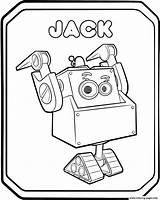 Rusty Rivets Jack Coloring Pages Robot Printable Color Print Getdrawings Getcolorings sketch template
