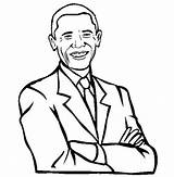 Coloring Pages Sheets President sketch template