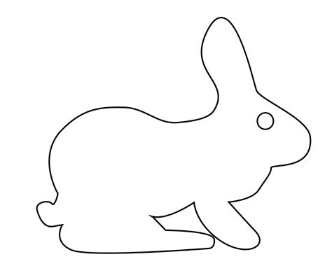 rabbit outline images clipart
