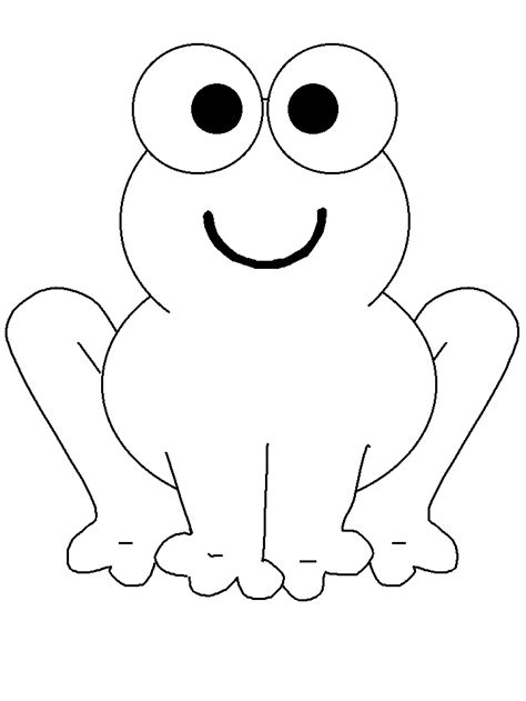 simple animal coloring pages frogs  animals coloring pages