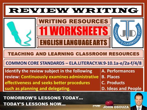 review writing questions