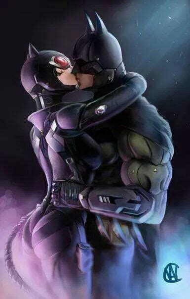 A Little Kiss Goodnight Batman And Catwoman Batman Batman Poster