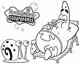 Spongebob Gary Mitraland Laying sketch template