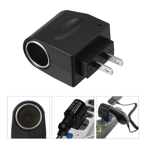 ac wall outlet   dc cigarette lighter car socket adapter cell