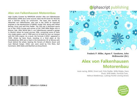 alex von falkenhausen motorenbau