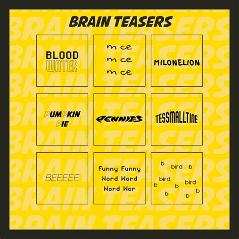 brain games  seniors    printable brain teasers