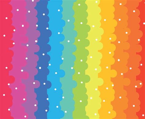 cute rainbow background vector art graphics freevectorcom
