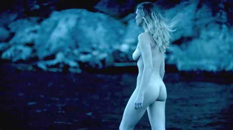 gaia weiss nude scene from vikings scandal planet