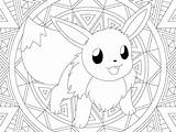 Eevee Evolutions Evoli Gratuitement Mandalas Pngkey Pokémon Colorier Raskrasil Imprimez Coloriages Zootopia Articuno 123dessins sketch template