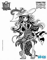 Monster High Coloring Pages Haunted Vandala Doubloons Hellokids Print Color Characters Girls Shimmer Shine Cat Ghost Pirate Dolls sketch template