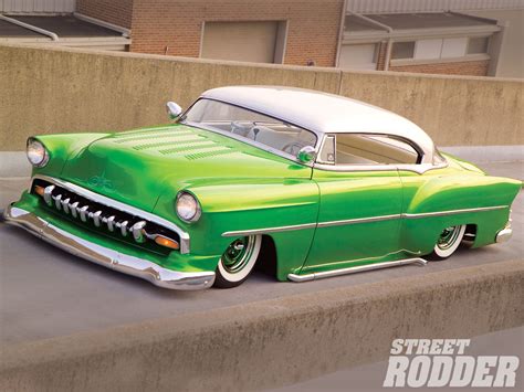 chevy custom bel air center  attention hot rod network